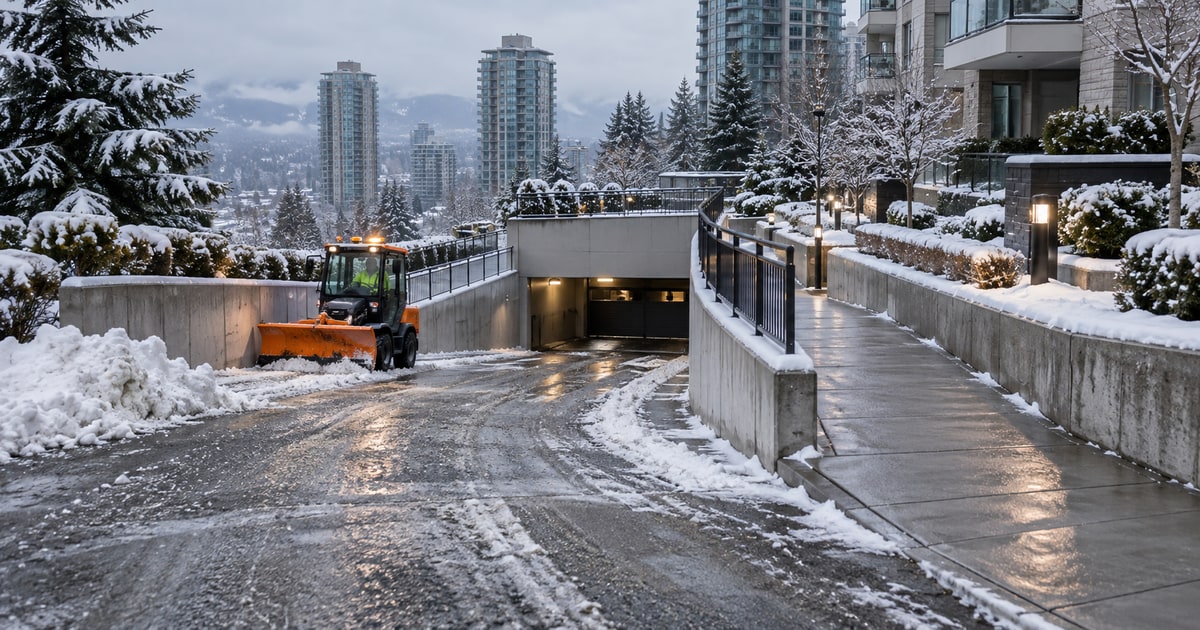 Burnaby snow and ice plan for hills and parkade ramps