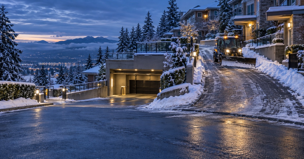 Coquitlam Snow Plan for Hills and Refreeze