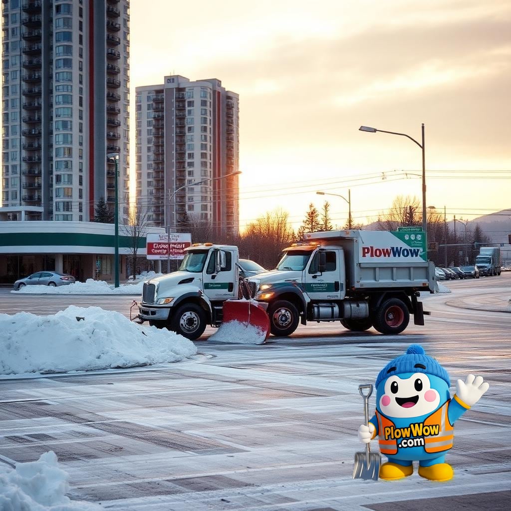 Snow removal guide for Lougheed Town Centre in Burnaby