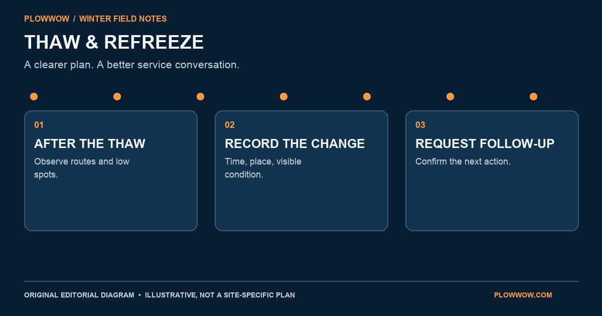 PlowWow original explanatory diagram for after the thaw: a better refreeze inspection note